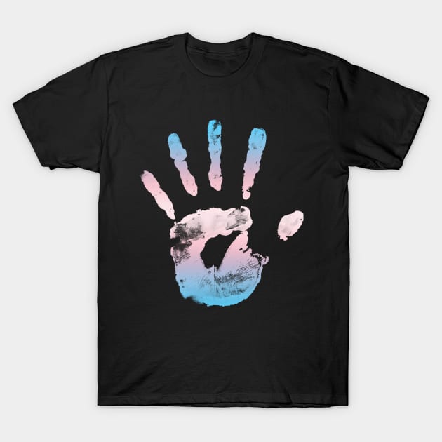 Trans Handprint T-Shirt by Ryot